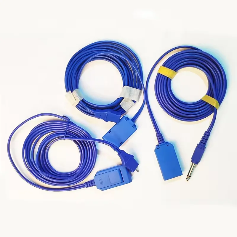 Negative Plate Connecting Cable Electrosurgical Plate Cable ESU Pad Connecting Wire 3 meters
