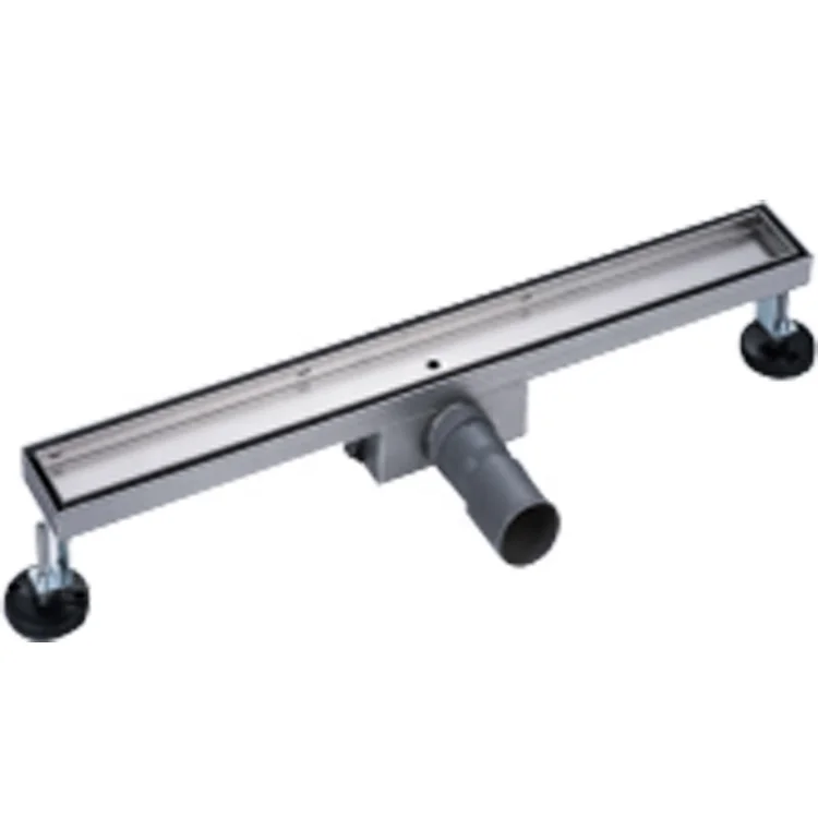 GUIDA 726011 rectangular stainless steel Linear Shower Floor Drain with Side Outlet 40mm