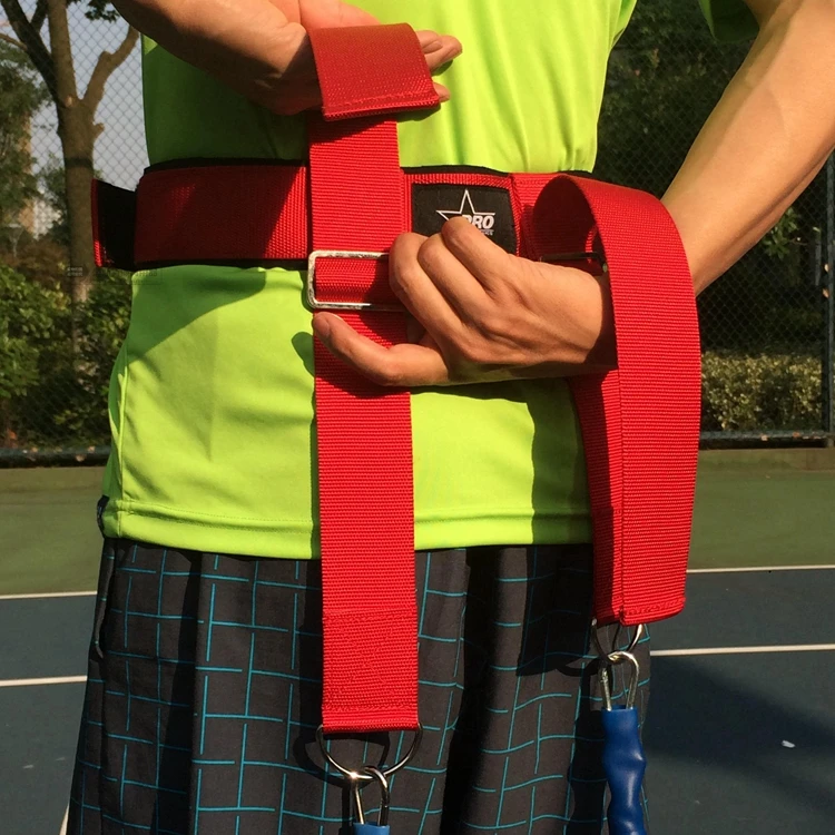 Wholesale customized adjustable balance elastic resistance belt/tennis trainer jump puller rope/training equipment