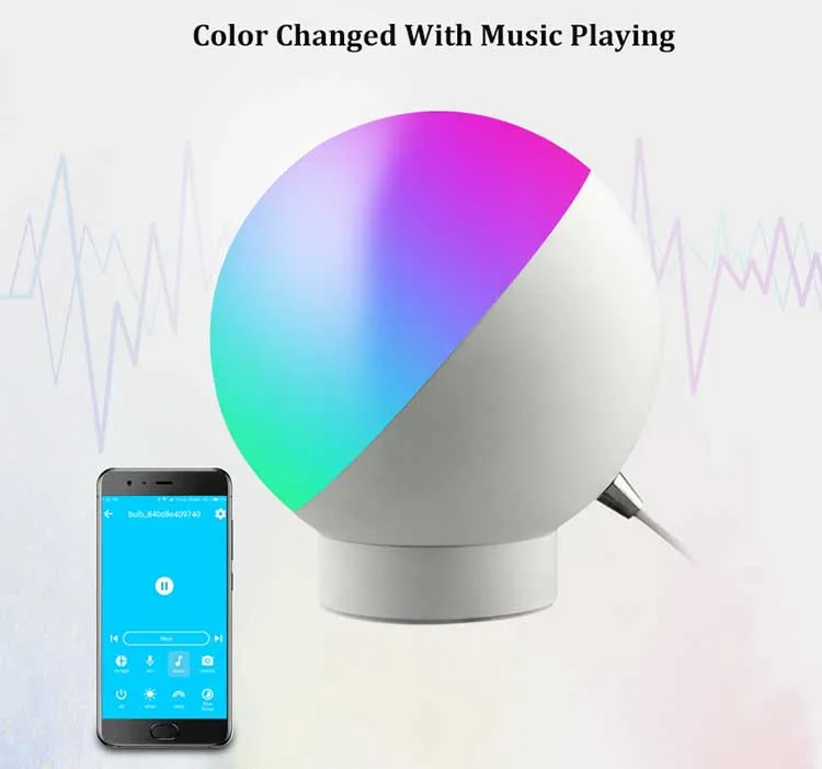 Amazon Echo Alexa Google home tuya APP remote control Wireless WIFI color change smart eye protection table lamp