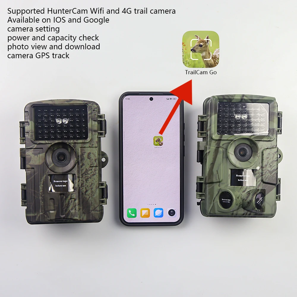 4K wifi hunting trail camera trap wildlife night vision game camera bluetooth app waterproof infrared PR4000 OEM/ODM factory