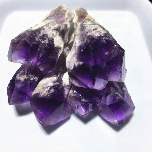 Wholesale high quality natural crystal specimen wand rough amethyst point