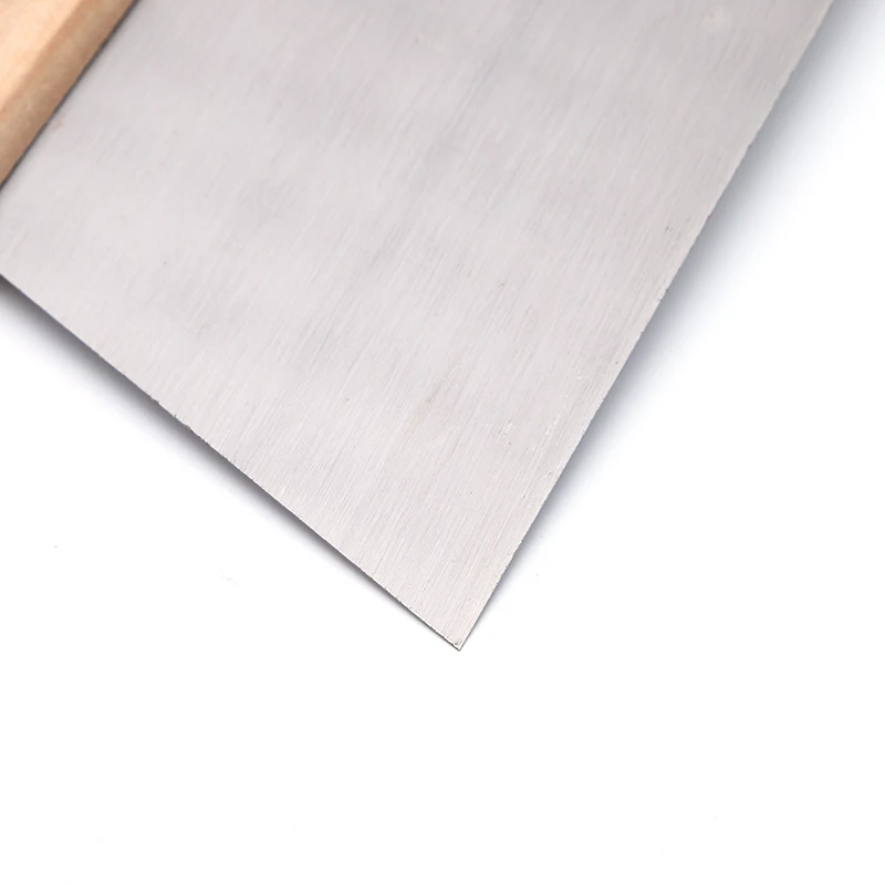 Factory price quality wooden handle square shape steel putty knife paint scraper