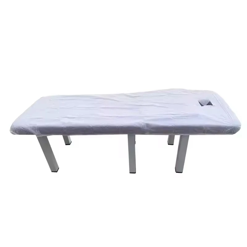 OEM 120 * 220CM Disposable Breathable Non-woven Bedding Full Fitted Tattoo Bed Sheets Covers for Spa Massage Table