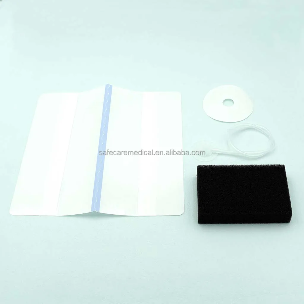 Disposable Medical Waterproof Transparent Film NPWT Dressing NPWT three layer transparent film 30cmx30cm
