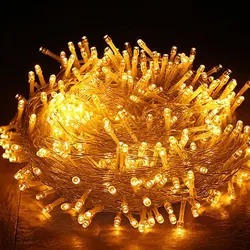 New Led Holiday Lights Christmas Wedding Curtain Lights Net Red Spring Festival Room Decoration Five-pointed Star String Lights