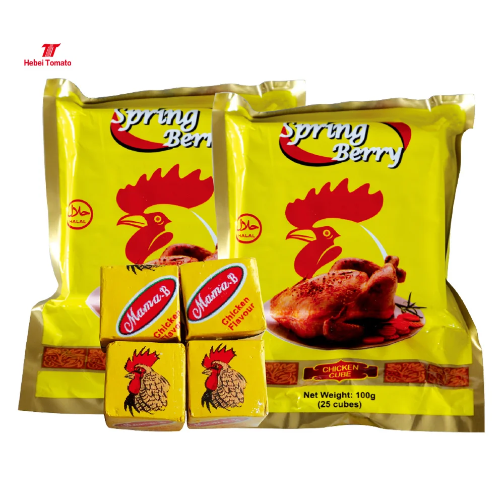 Кубики для куриных бульонов, оптовая продажа, кубик для бульона из курицы Халяль, как кубик Мэгги
