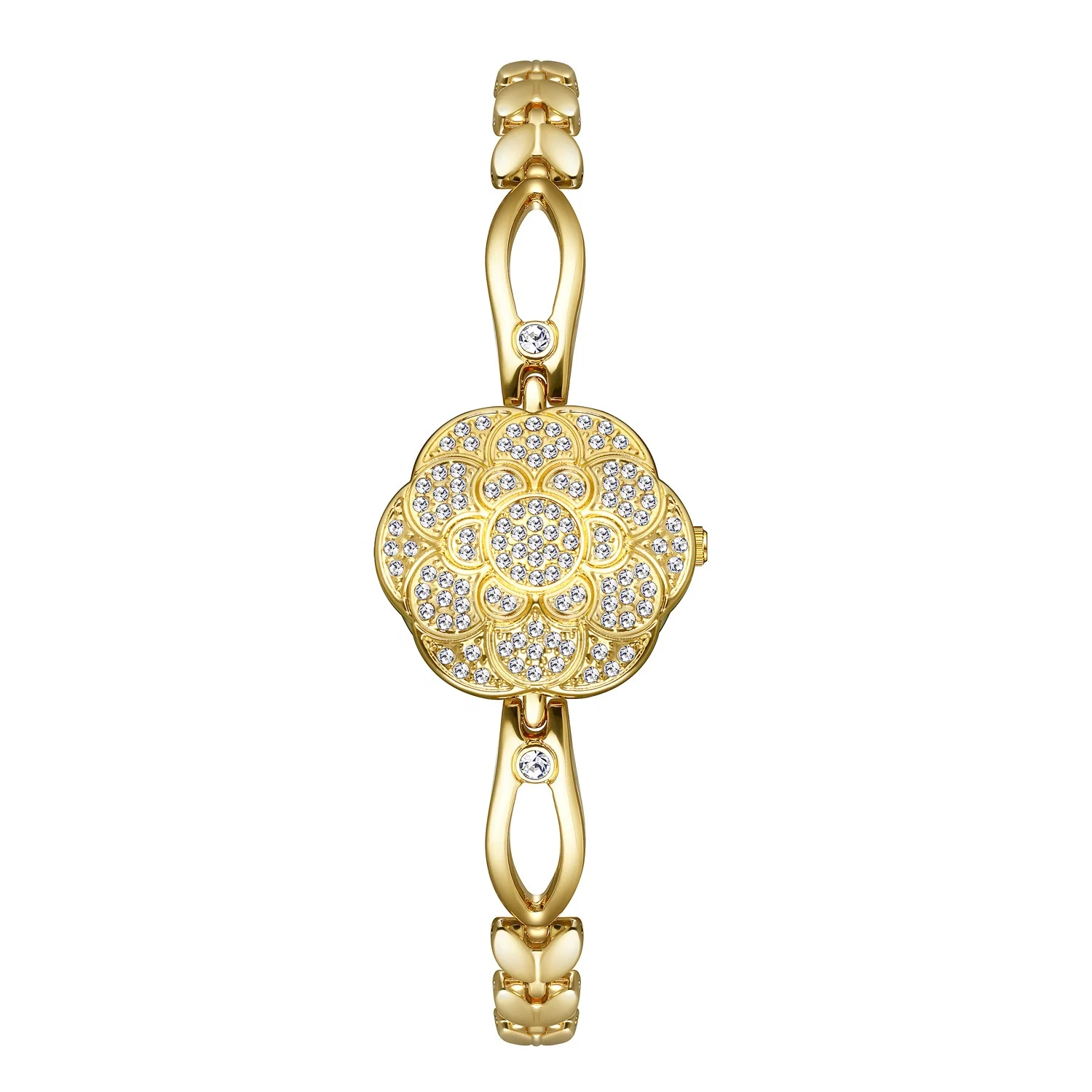 Женские классические роскошные браслеты из камелии, изящные элегантные изысканные Изысканные часы с циферблатом, элегантные кварцевые часы на запястье