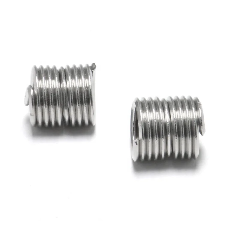 Factory Wholesale Stainless Steel Metal Self Tapping Slotted Thread Sleeve Screw Threaded Insert