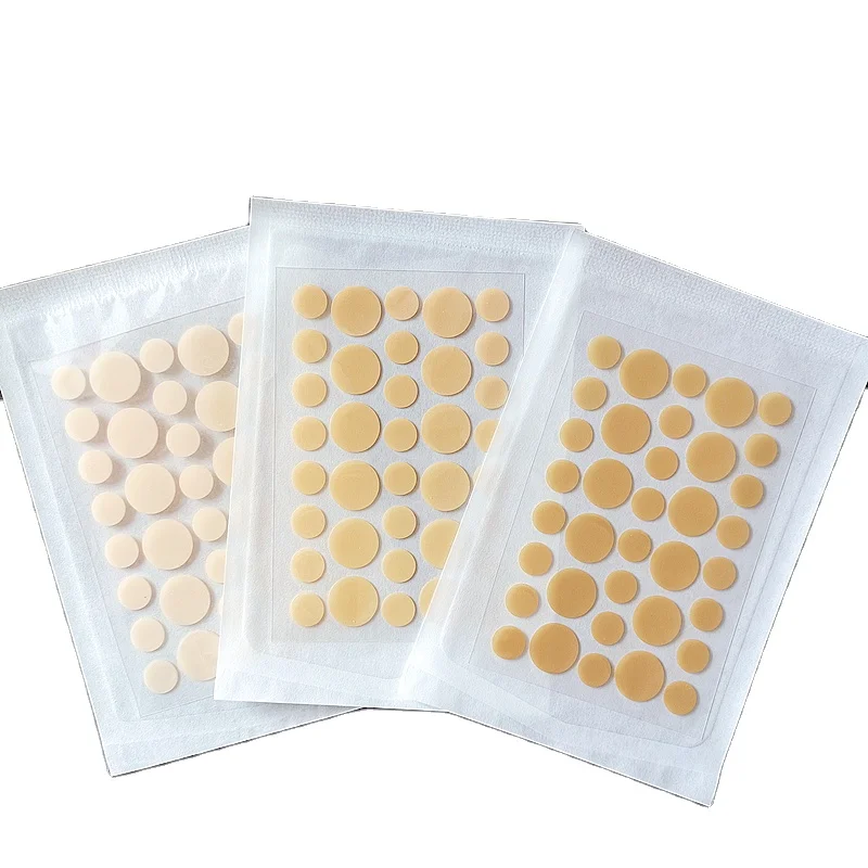 Custom Different Skin Tones Pimple Patch Acne Absorb Scar Reduce Hydrocolloid Patches Low MOQ
