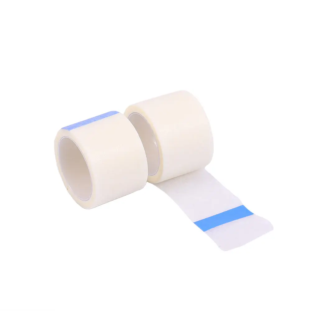 White skin color Adhesive Surgical Microporous Non Woven Paper Medical Non woven Tape with dispenser cutter
