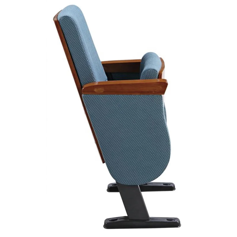 Small Back Wooden Church Chairs Amphitheater Seats For Sale