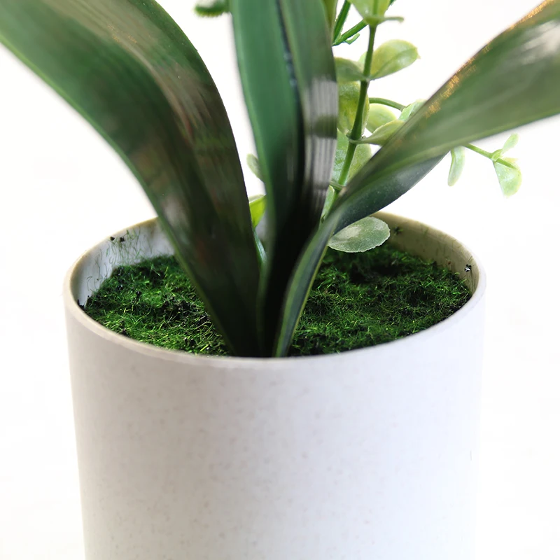 faux butterfly orchid phalaenopsis flower pot