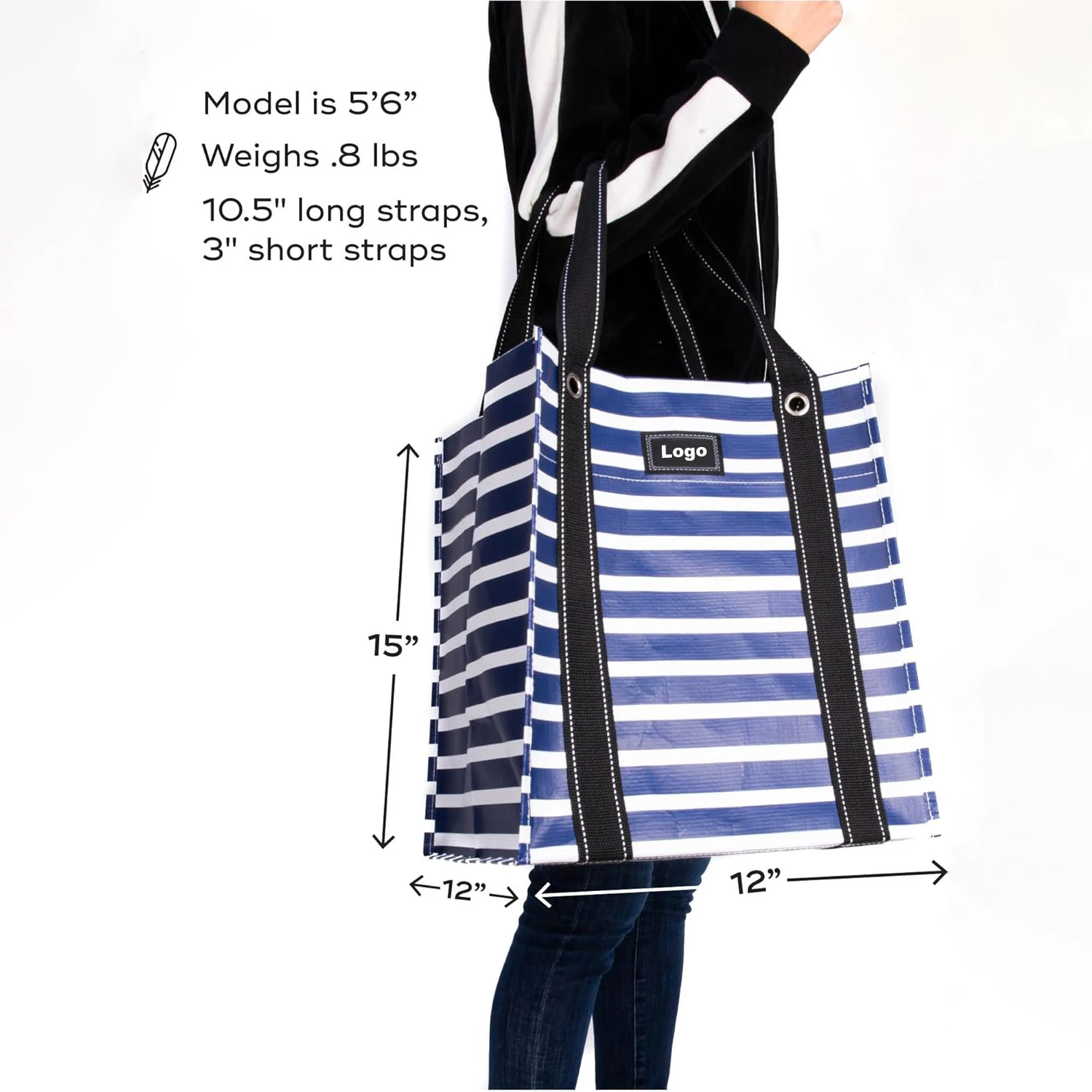 custom Private Labels Spunbond Durable Polypropylene Hard Bottom Sustainable non woven tote bag for bulk Retailer buying