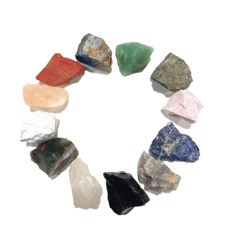 Wholesale Bulk Natural mixed material Raw Gemstones Rough crystal Stones For Jewellery