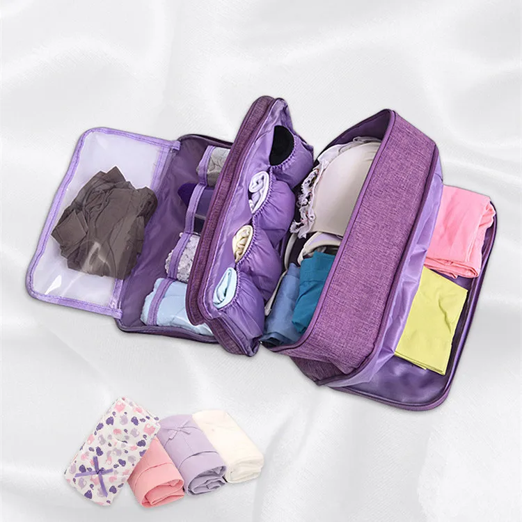 Bra Underwear Drawer Storage Organizers Travel Dividers Box Bag Socks Briefs Cloth Case Clothing Wardrobe Accessories Supplies