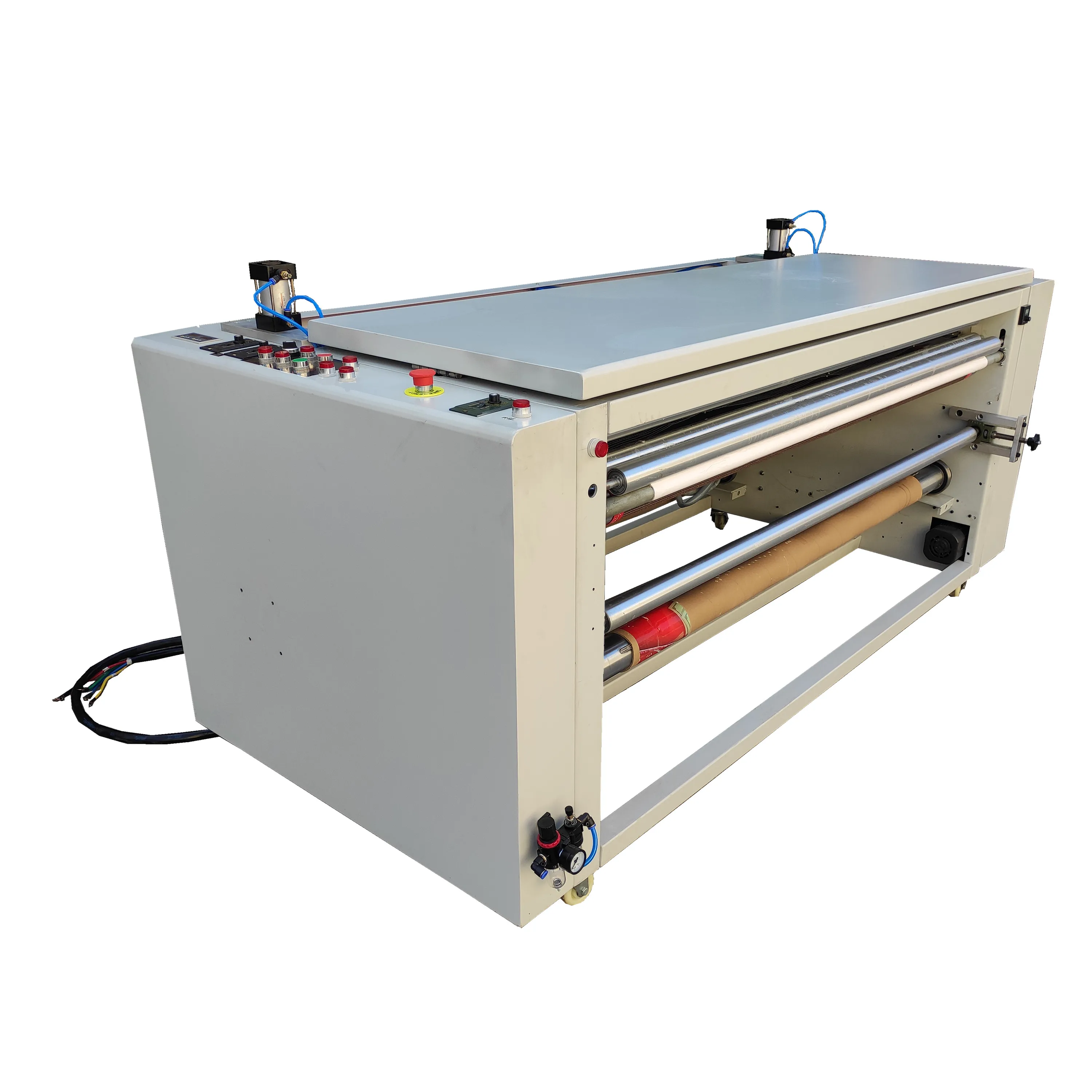 roll to roll coater machine water based liquid large size poster/paper thermal curing coating machines