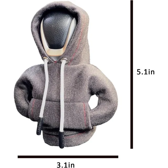 Hoodie Car Gear Shift Cover Fashion Gearshift Hoodie Car Gear Shift Knob Cover Manual Handle Gear Sweatshirt Change Lever Cover