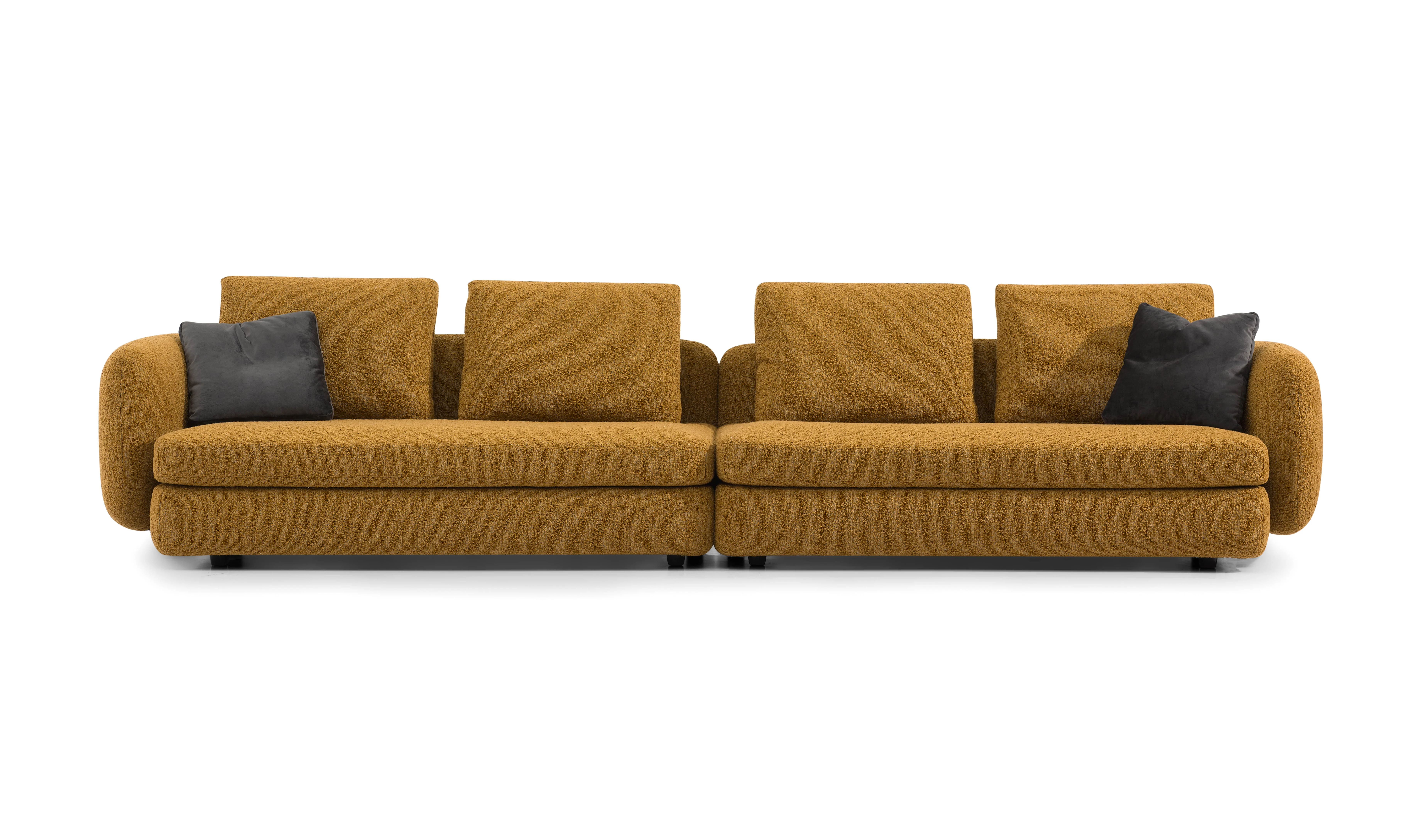 Modular Leather Soft Furniture High Quality  L Shape  Sectional  Corner Living Room Sofa