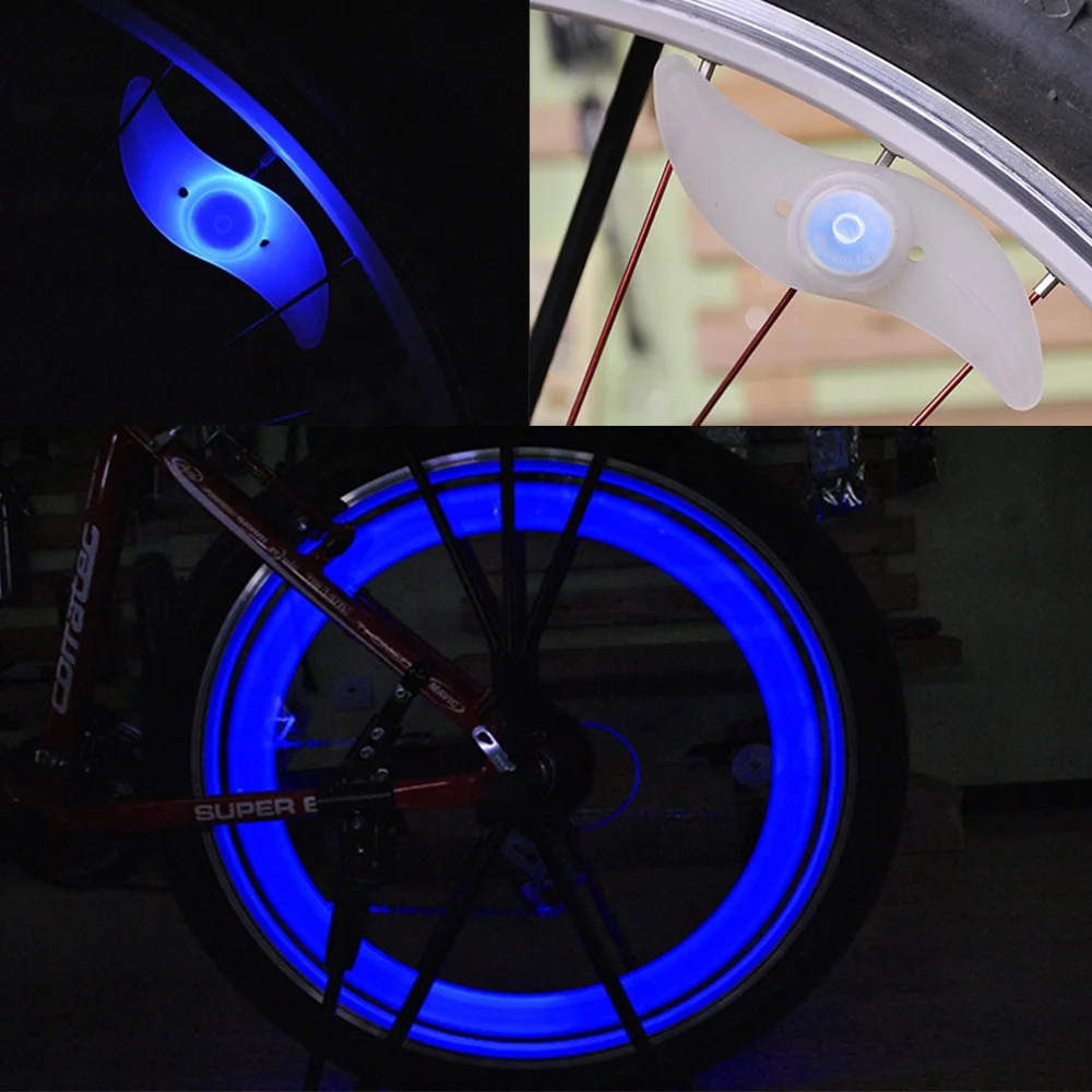 Multicolor Cycling Lantern Spokes Tyre Lamp Mtb Bike Accessories Bicycle Motorcycle Led Light Tire Car Wheel Spoke Light