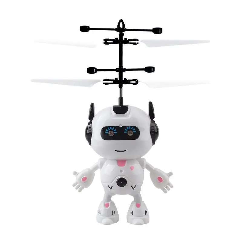 Flying Ball Drones Robot Toys Indoor Game Infrared Induction RC Flying Helicopter Toy induction flying robot for boy