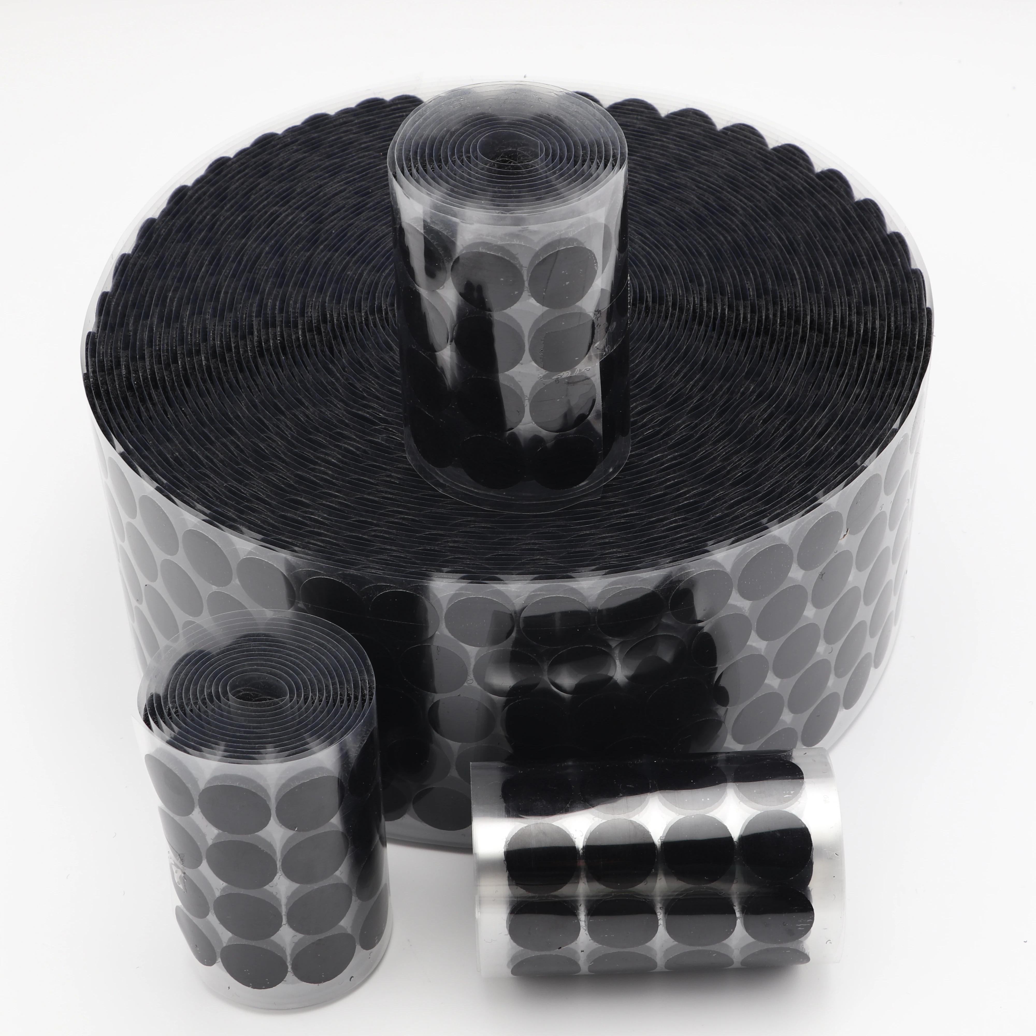 Wholesale Super Adhesive Customized Printed Colors and Logo Hook and Loop Coin Dots