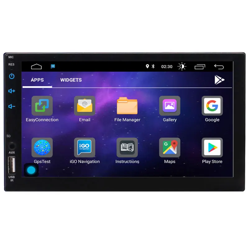  Заводская Прямая поставка Quad-core Android 10 0 двойной Din DSP carlay 7 дюймов сенсорный экран автомобильный GPS навигационная