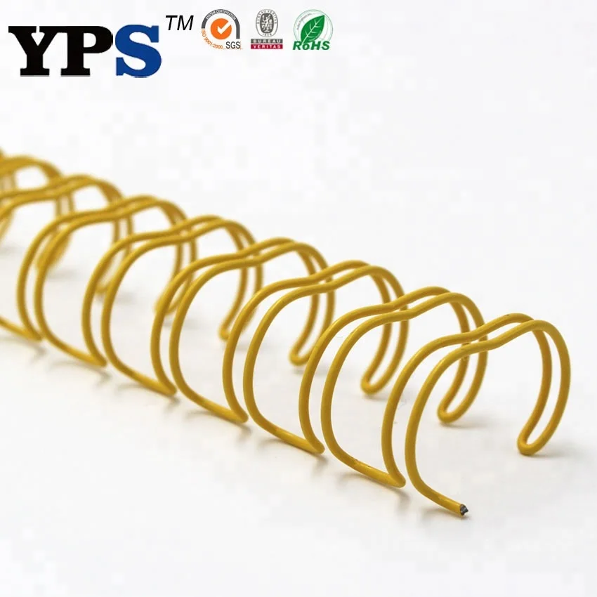 Versatile High Quality Aluminum Spiral Wire O Double Loop Wire Golden