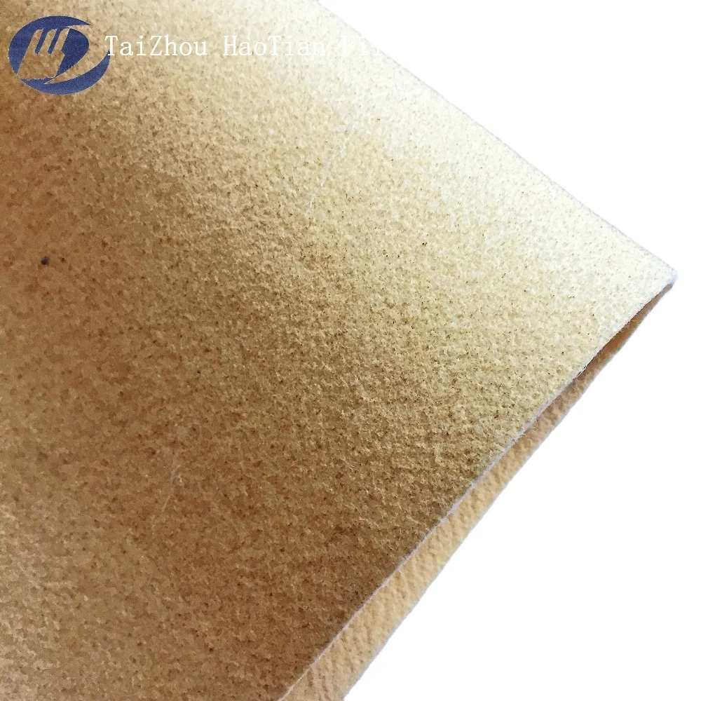 Высокотемпературное сопротивление арамидных Метамакс иглопробивного войлока ткани для мешочных фильтров