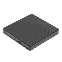 Type C & USB 3.0 DVD Drive, CD Burner Driver Drive-free High-speed Read-write Recorder, External DVD-RW Player Writer Reader