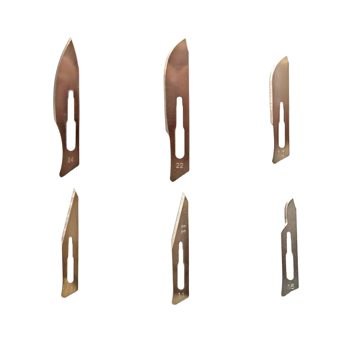 Sterile disposable stainless steel surgical blades