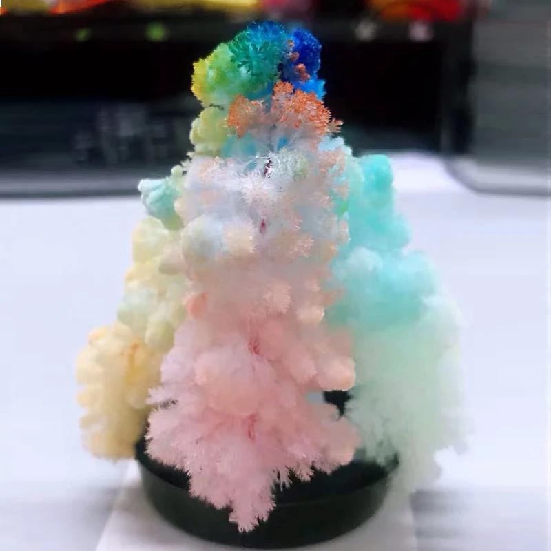 Wholesales hot selling Magic Christmas Tree Toy Paper Tree Blossom Set Creative Magic Crystal Tree