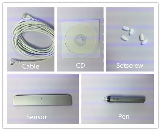 Mini USB Portable Interactive Whiteboard Ultrasonic With One Pen Or 2 Pens