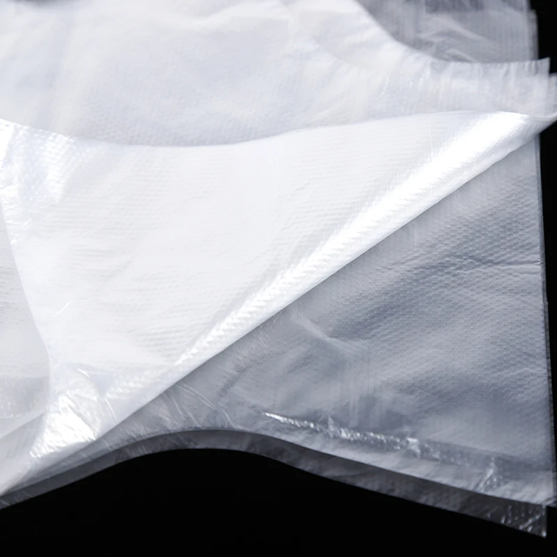 High quality disposable food grade plastic gloves for compostable 100 pcs in a bag