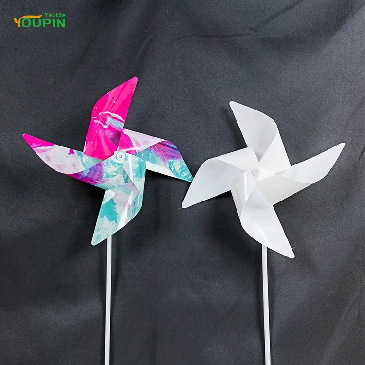 Sublimation Plastic Hand Windmills Customized Garden Windmill Blanks Windmills as Gifts for Children to Play With or Decorative
