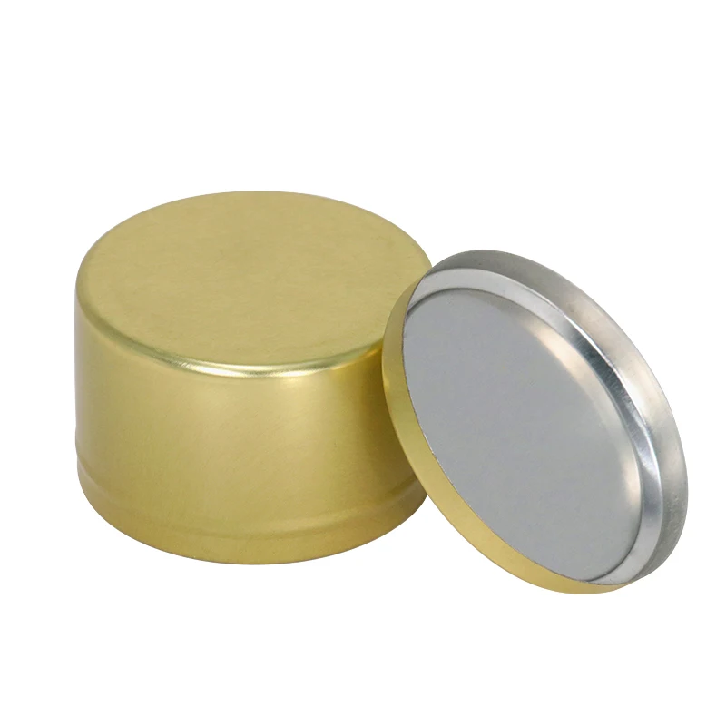 Hot selling product high quality tinplate metal case 50g car wax package emergency candle tin box