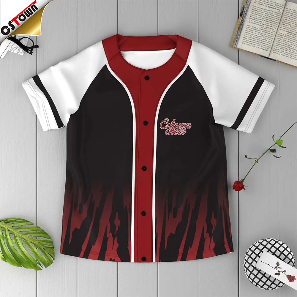 Fashion sublimation Plain Blank custom Printing Baseball Jerseys Baseball Uniform
