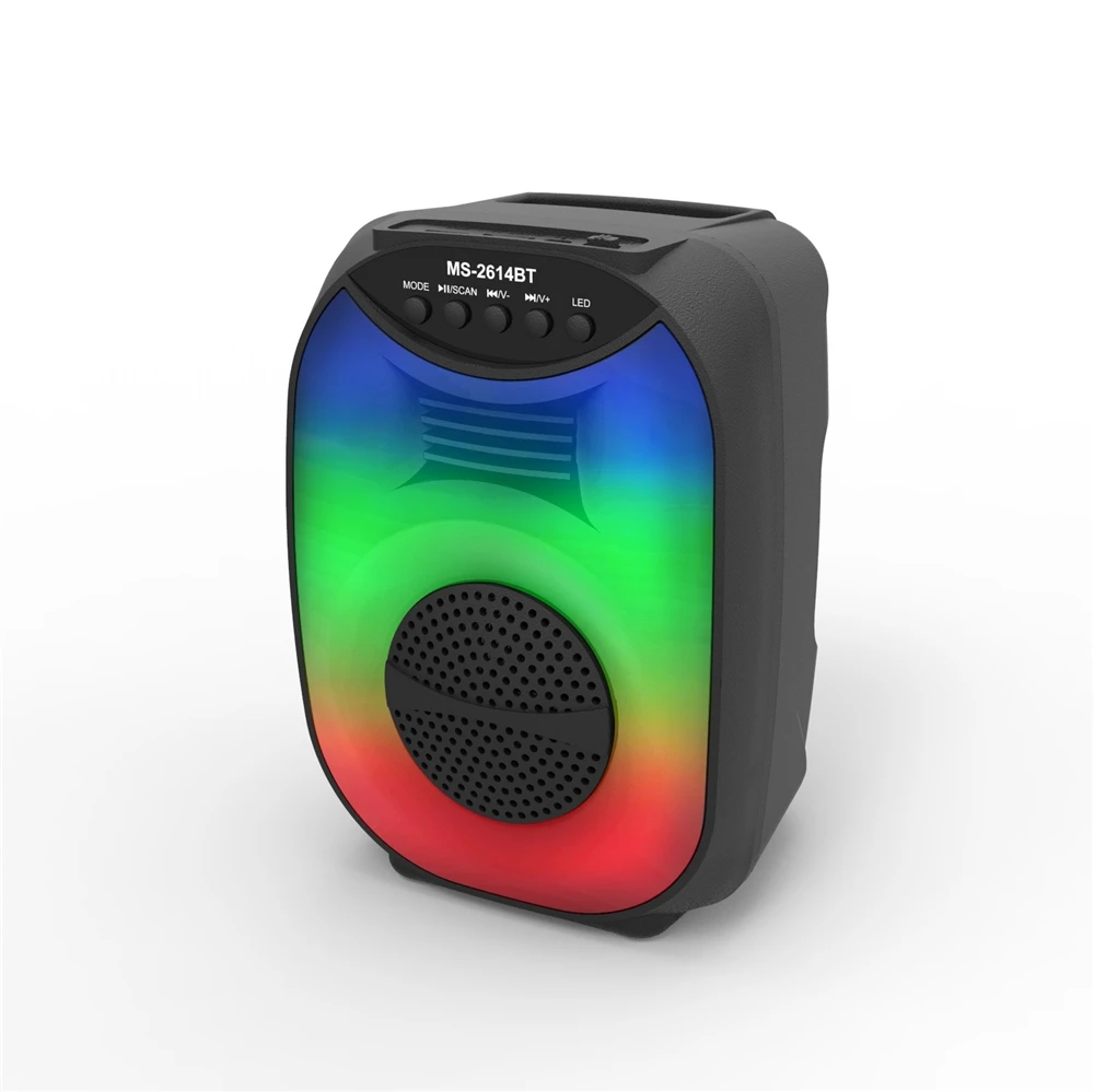 Импортные товары; Заводом источников Bt динамик RGB пламенная лампа 3-дюймовая пленка для дома и улицы беспроволочный громкоговоритель