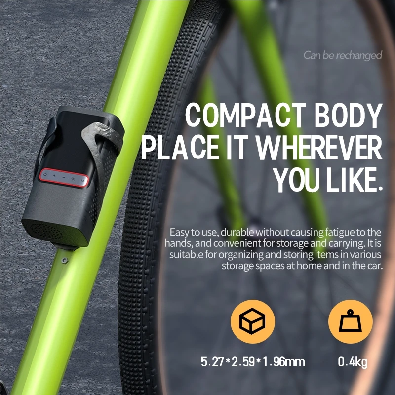 Portable outdoor multi-function with memory dual screen digital display rapid air pump automotive air compressor