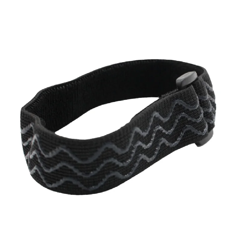 Black White 20 25 30 35 38 mm Anti-slip Silicone Elastic Band for Boxer