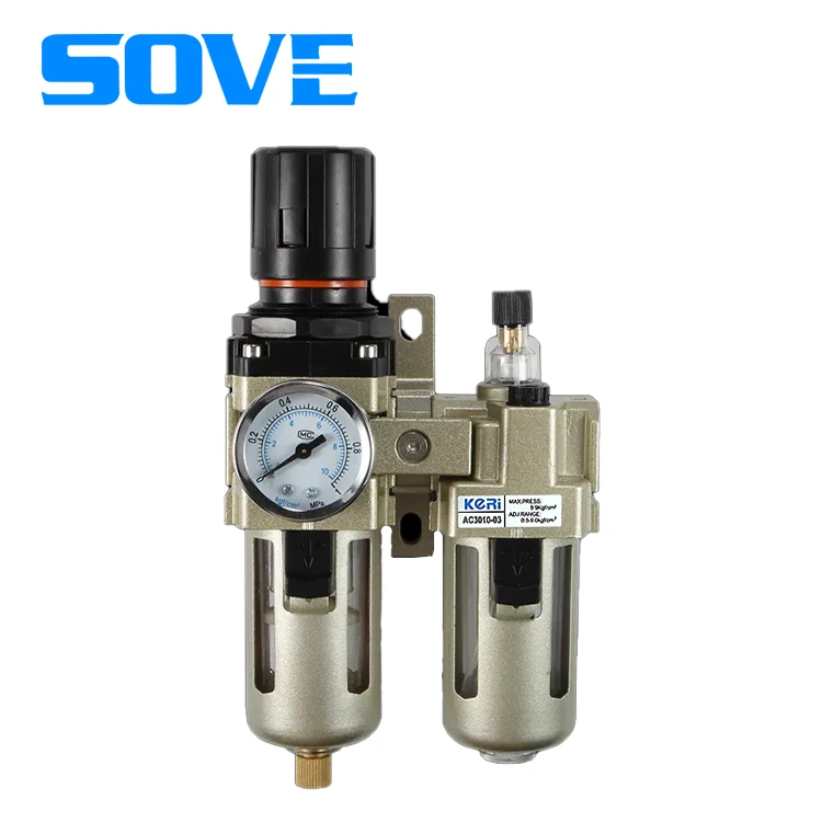 SMC type air source processor AC3010/2010/4010/5010-0203/04/06/10 oil-water separator air pressure regulator valve