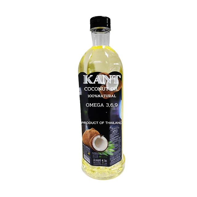 KANT Coconut Oil Can Use For Both Cooking And Cosmetics Pemium Quality From Thailand OEM GMO free high bulk box raw organic