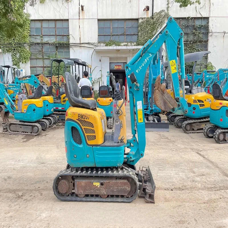 Used Kubota U-008 Mini Hydraulic Excavator for Sale 1ton Garden Work Original U008 With EPA