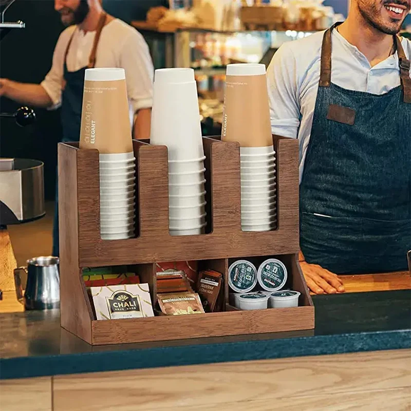 Customized furniture manufacturer, wooden desktop storage cabinets, coffee cup cabinets, multifunctional storage racks