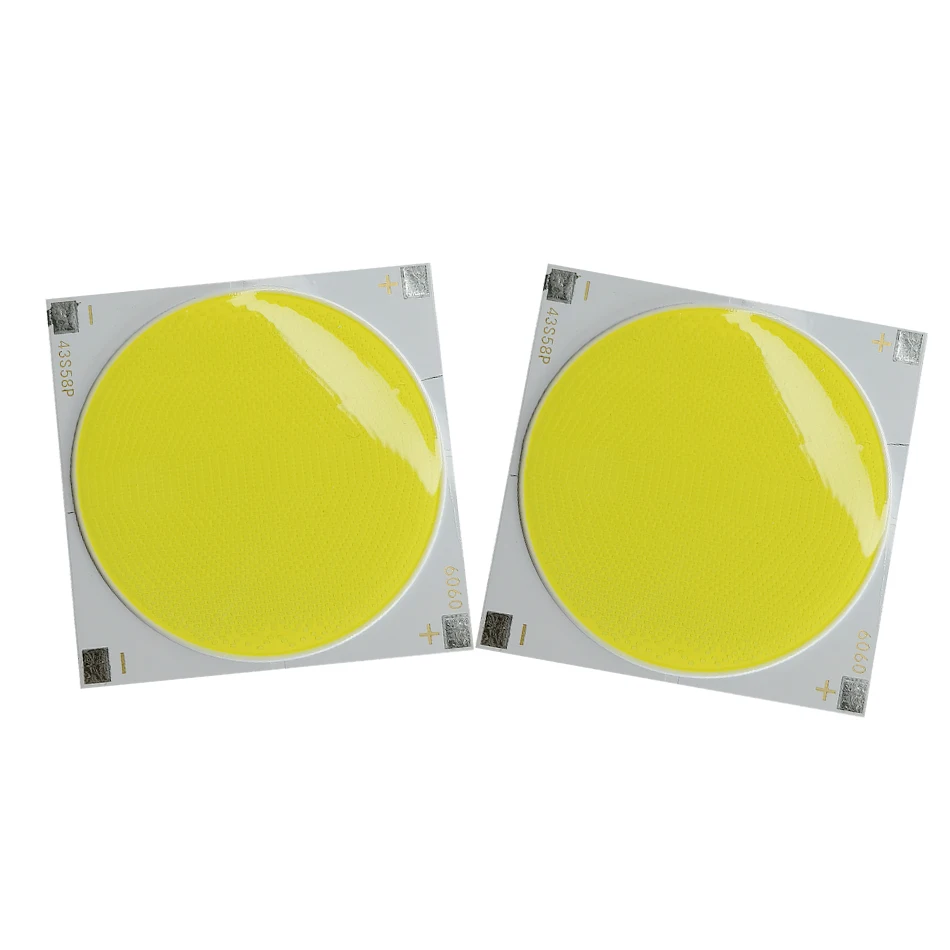 COB LED Chip High Power 1200W Cool White 6000K High CRI Ra90 Ra95  150V 9000mA 60*60 size Hi Power COB LED CHIP