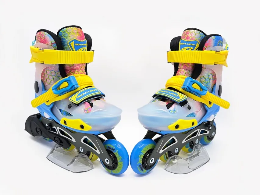 Customizable Kids Inline Skates Professional Level PP Roller Skate Wheel Adjustable Size Indoor/Outdoor Use OEM Flashing Feature