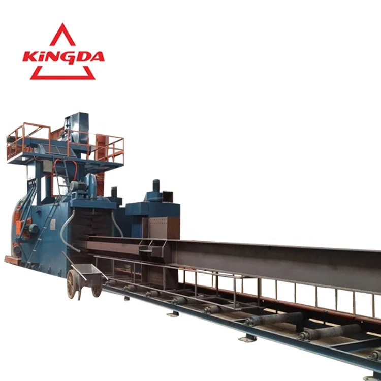 
H beam/steel structure pass through shot/sand blasting machine 