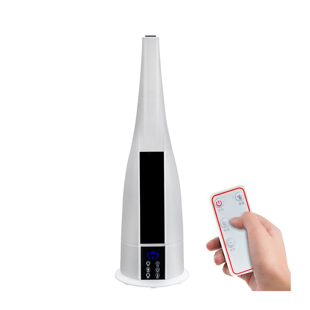 Холодный туман для пола очистка воды ночник легкое управление 6 л белый большой емкости Новый дизайн увлажнитель для пола