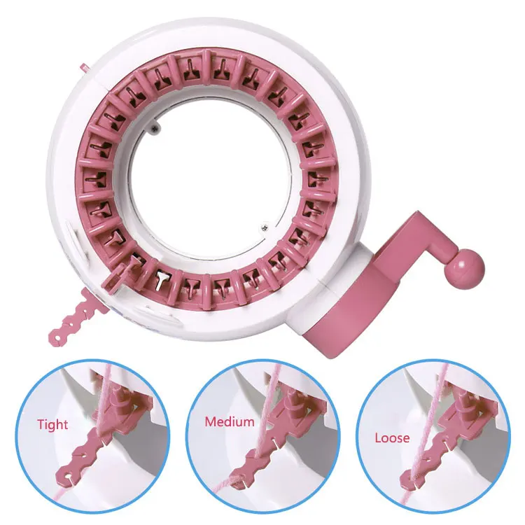 Rabbit 22-pin DIY Lazy Automatic DIY Creative Wool Knitting Sweater Hat Scarf Loom Play House Hand Knitting Machine