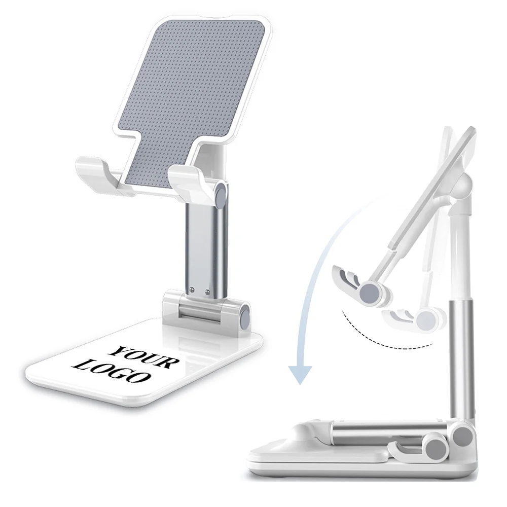 Adjustable Holder Phone Holder Cell Tablet Desk Thick Case Friendly Phone Holder Stand Cell Phone Stand Plastic with Custom Logo